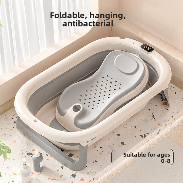 NUVELLO FoldBath – Bañera Plegable para Bebé con Accesorios