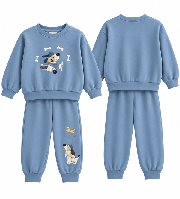 Conjunto Jogging Sudadera y Pantalón de Niño – Azul
