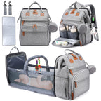 NUVELLO MommyBag – Mochila Multifuncional con Cuna Portátil