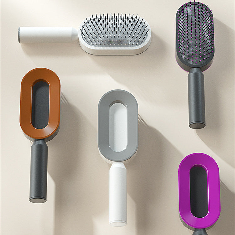 Nuvello Self-Cleaning Hair Brush