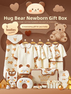 NUVELLO BabyGift – Conjunto Regalo para Recién Nacido en Algodón