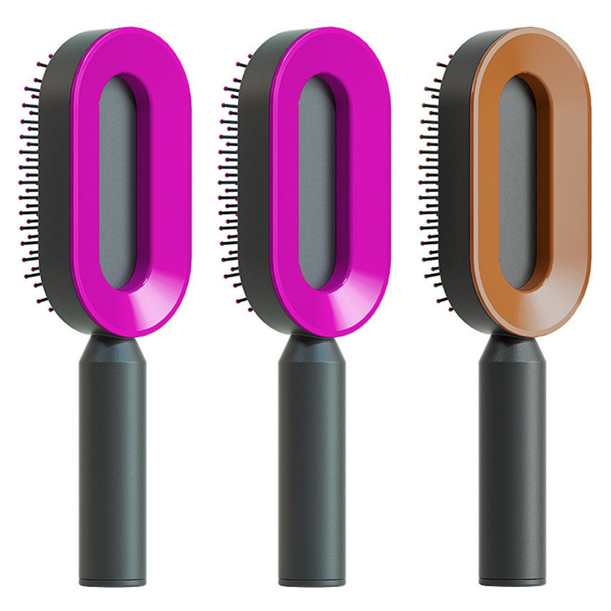 Nuvello Self-Cleaning Hair Brush