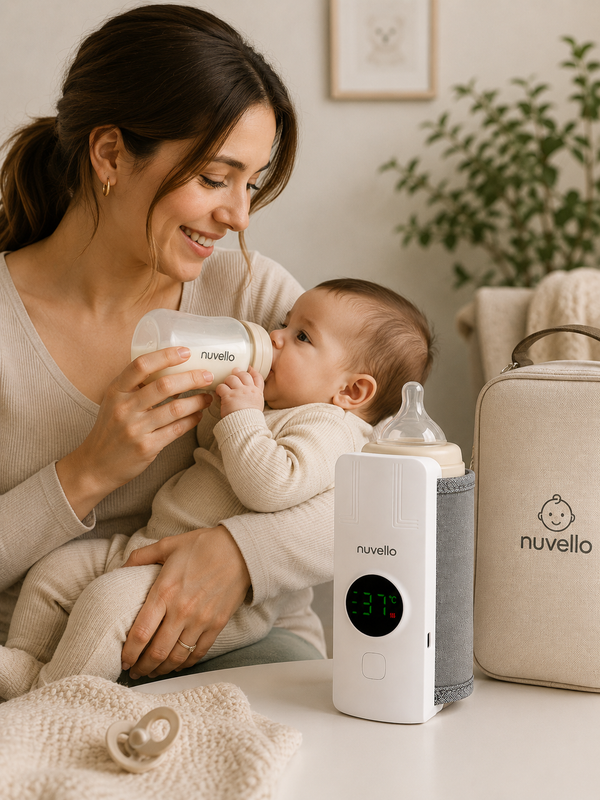 NUVELLO WarmBottle – Calentador de Biberones Inalámbrico