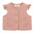 Chaleco de Bebé Niña – Rosa