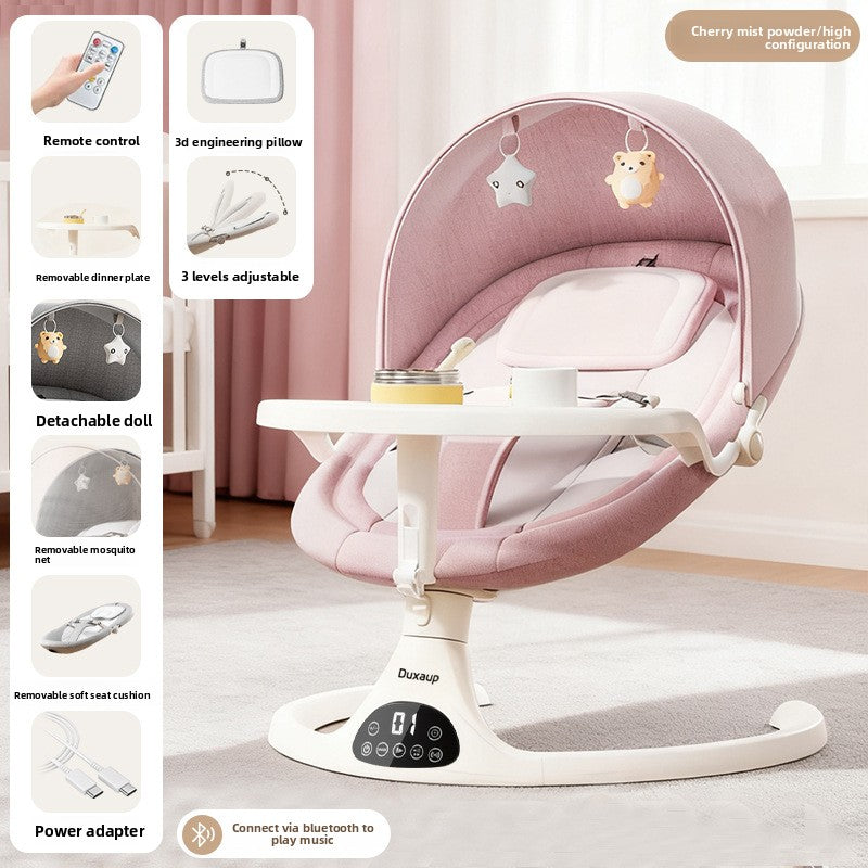NUVELLO RockSleep – Mecedora Eléctrica Multifuncional para Bebé