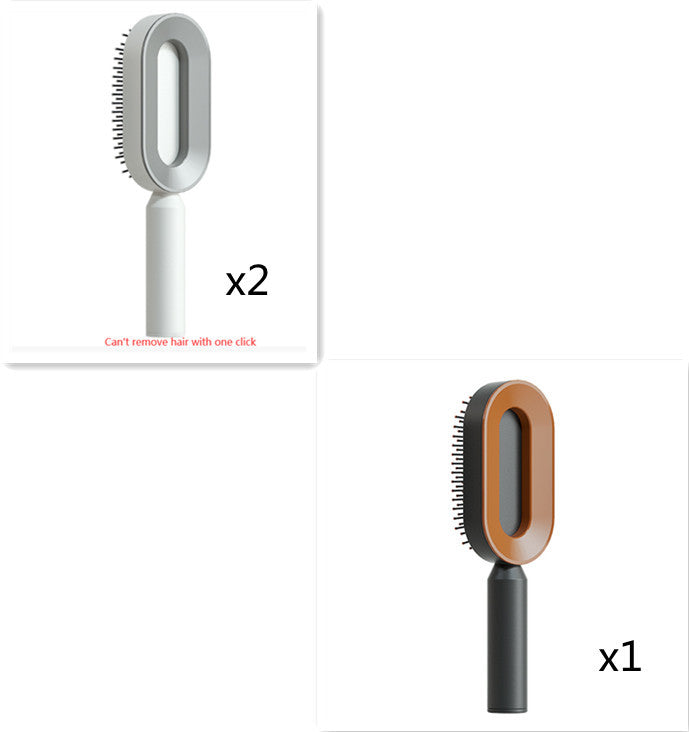 Nuvello Self-Cleaning Hair Brush