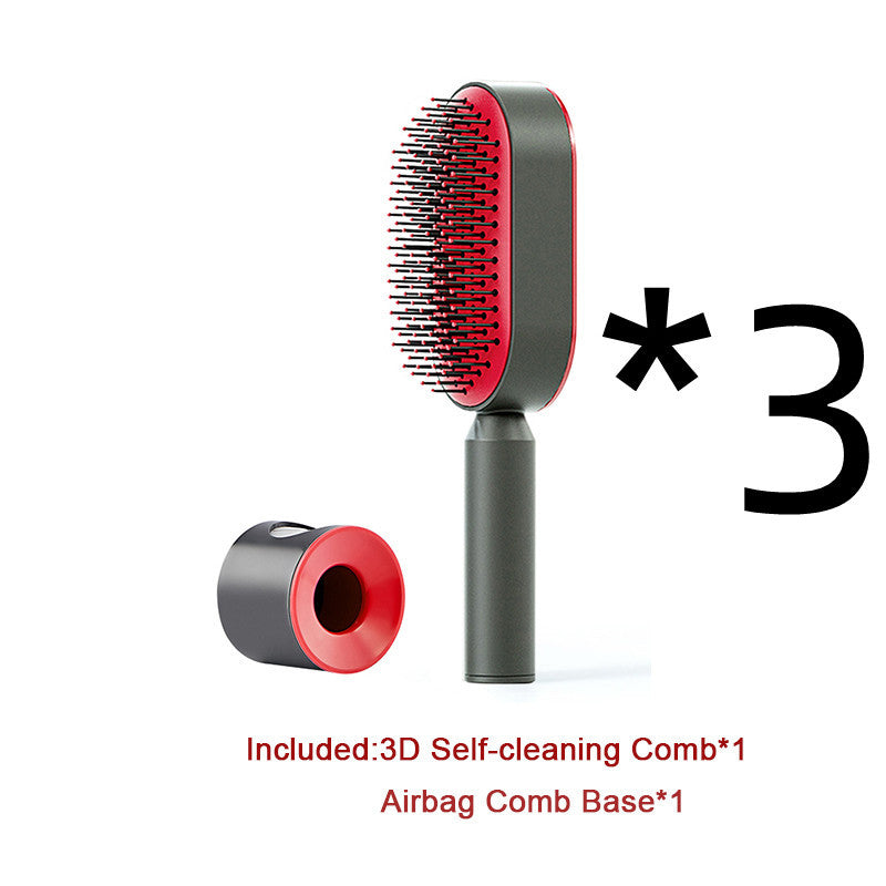 Nuvello Self-Cleaning Hair Brush