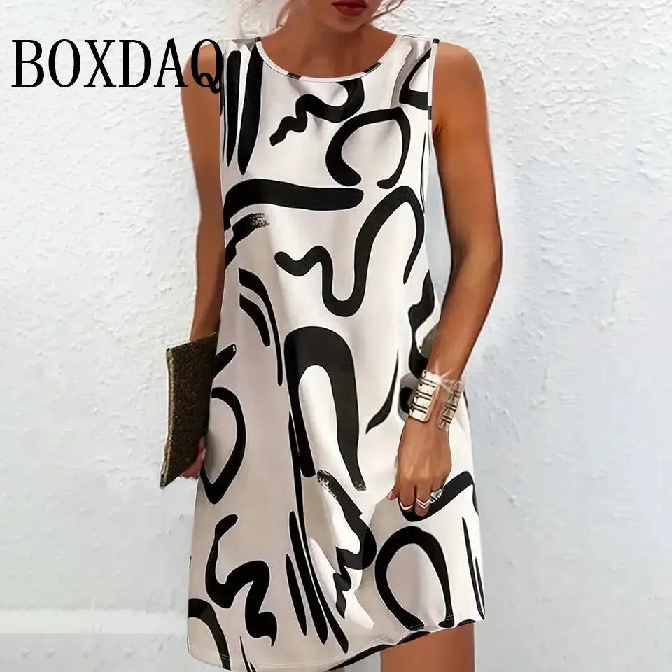 Radiance Stripe Gradient Mini Dress