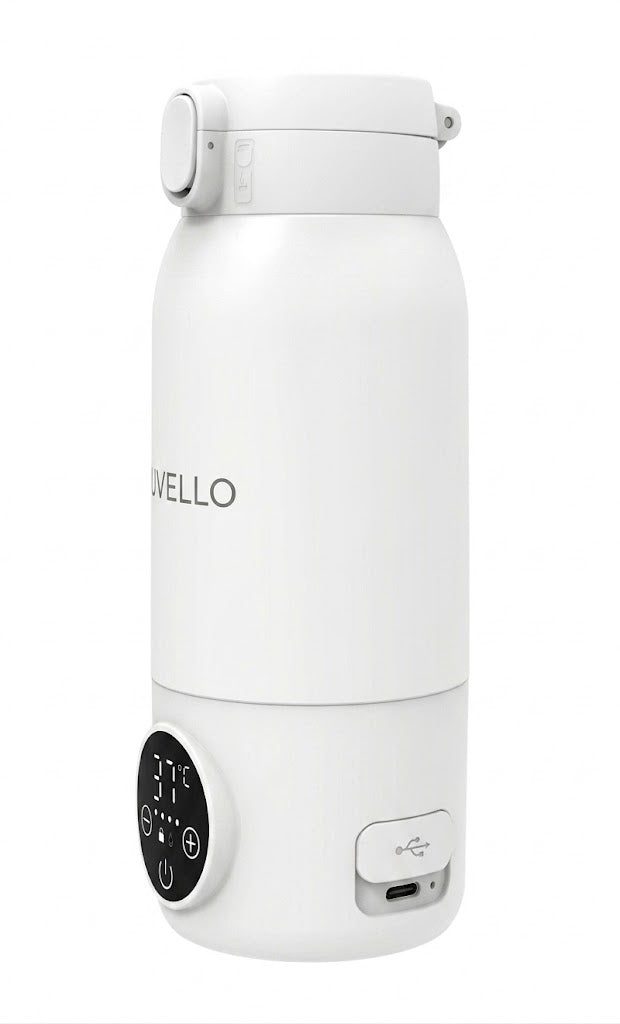 NUVELLO ThermoMilk – Calentador de Biberones Inalámbrico con Termostato