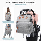 NUVELLO MommyBag – Mochila Multifuncional con Cuna Portátil