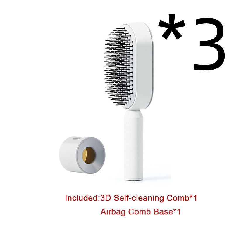 Nuvello Self-Cleaning Hair Brush