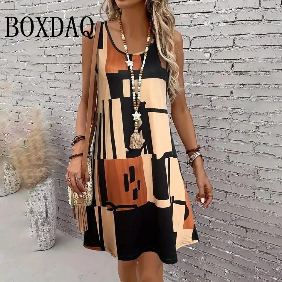 Radiance Stripe Gradient Mini Dress