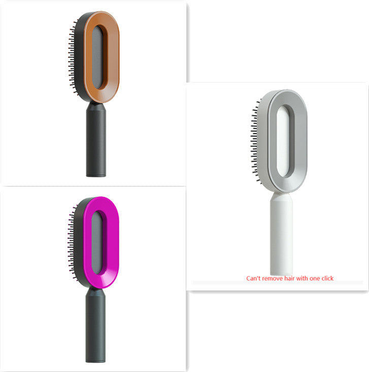 Nuvello Self-Cleaning Hair Brush