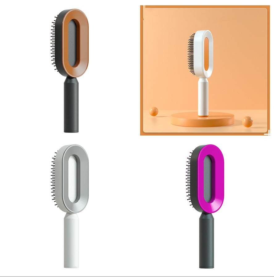 Nuvello Self-Cleaning Hair Brush