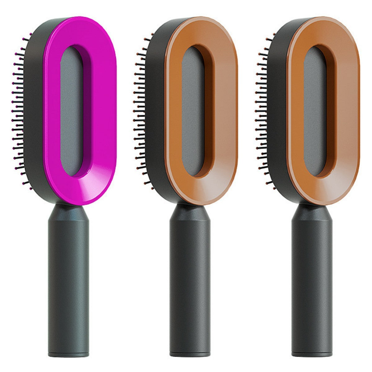 Nuvello Self-Cleaning Hair Brush