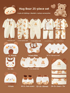 NUVELLO BabyGift – Conjunto Regalo para Recién Nacido en Algodón