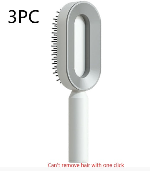 Nuvello Self-Cleaning Hair Brush