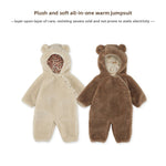 NUVELLO CozyBear – Pijama Enterizo de Osito con Capucha para Bebé