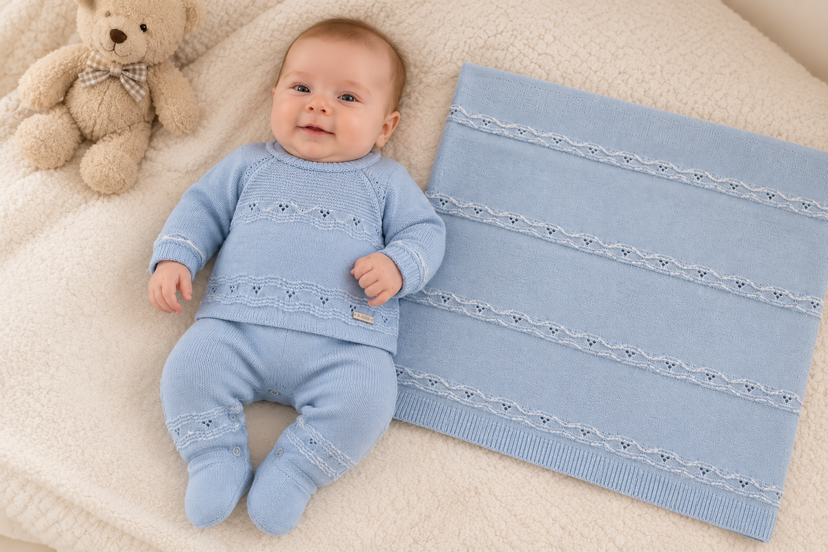 Conjunto de Punto Celeste Nuvello – Dulce Encanto