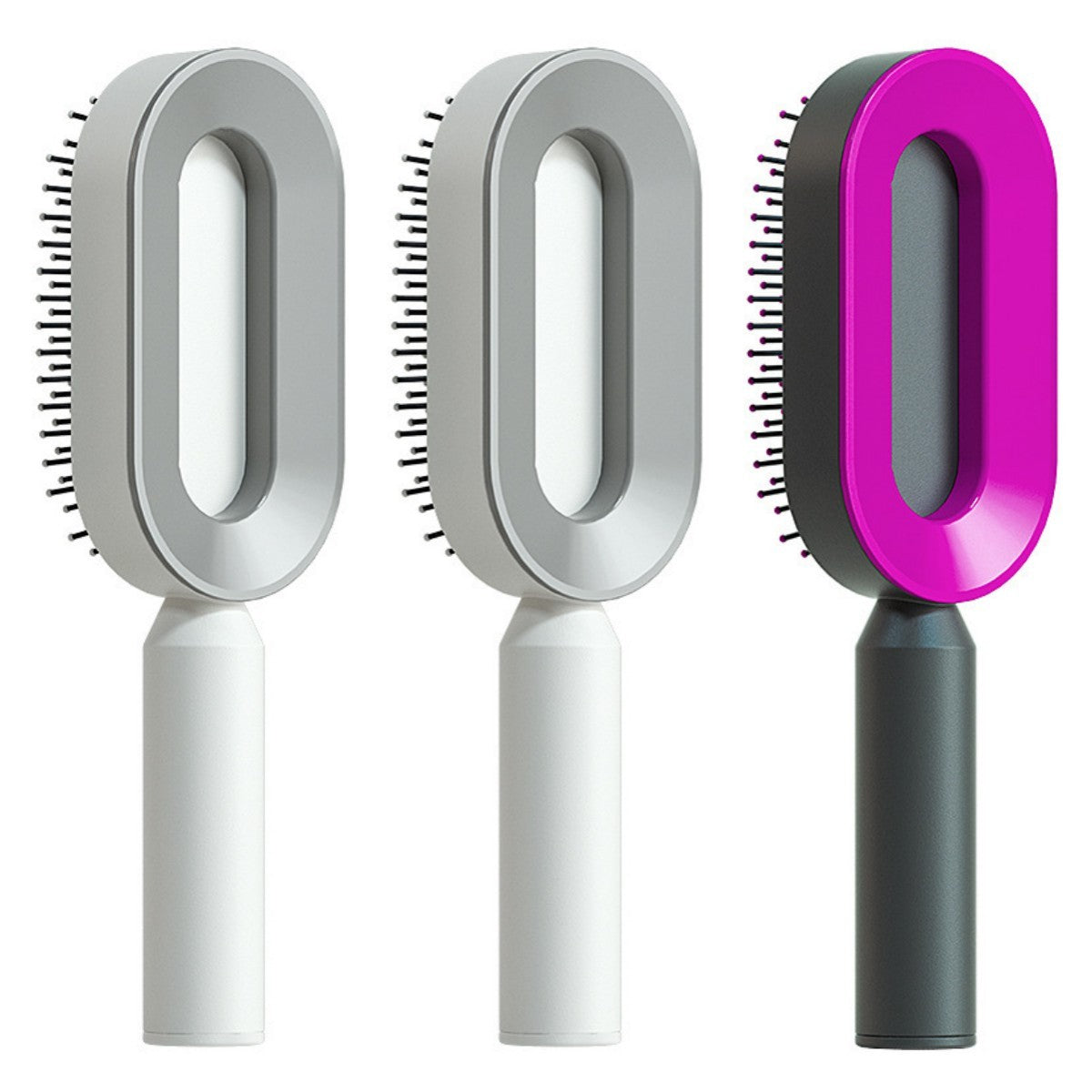 Nuvello Self-Cleaning Hair Brush