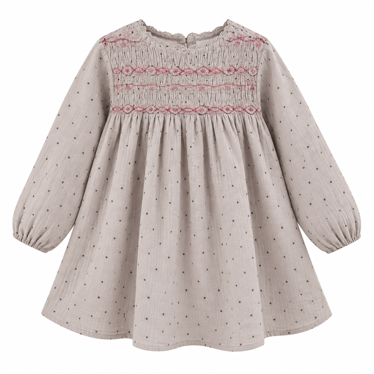 Vestido de Niña – Gris