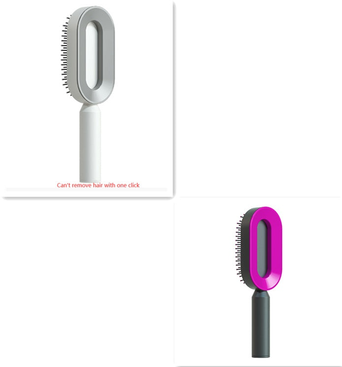 Nuvello Self-Cleaning Hair Brush