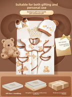 NUVELLO BabyGift – Conjunto Regalo para Recién Nacido en Algodón