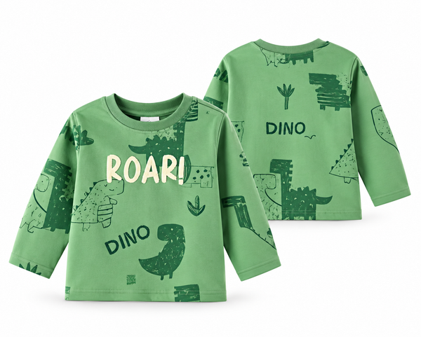 Camiseta Manga Larga de Bebé Niño – Verde