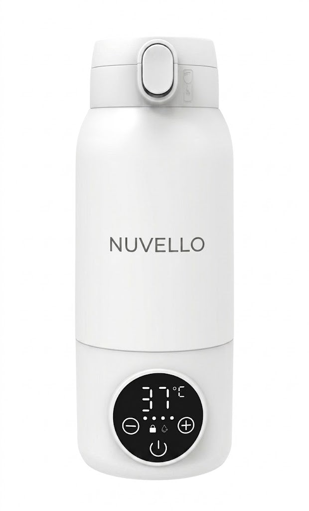 NUVELLO ThermoMilk – Calentador de Biberones Inalámbrico con Termostato