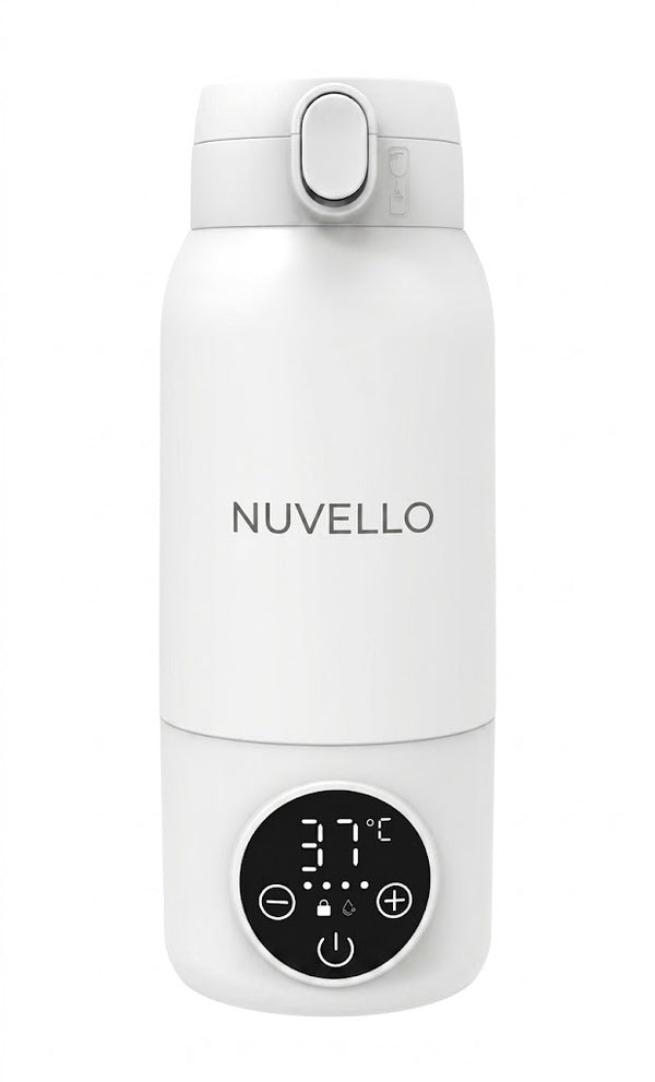 NUVELLO ThermoMilk – Calentador de Biberones Inalámbrico con Termostato