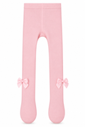 Leotardo Liso con Lazo Niña – Rosa Maquillaje