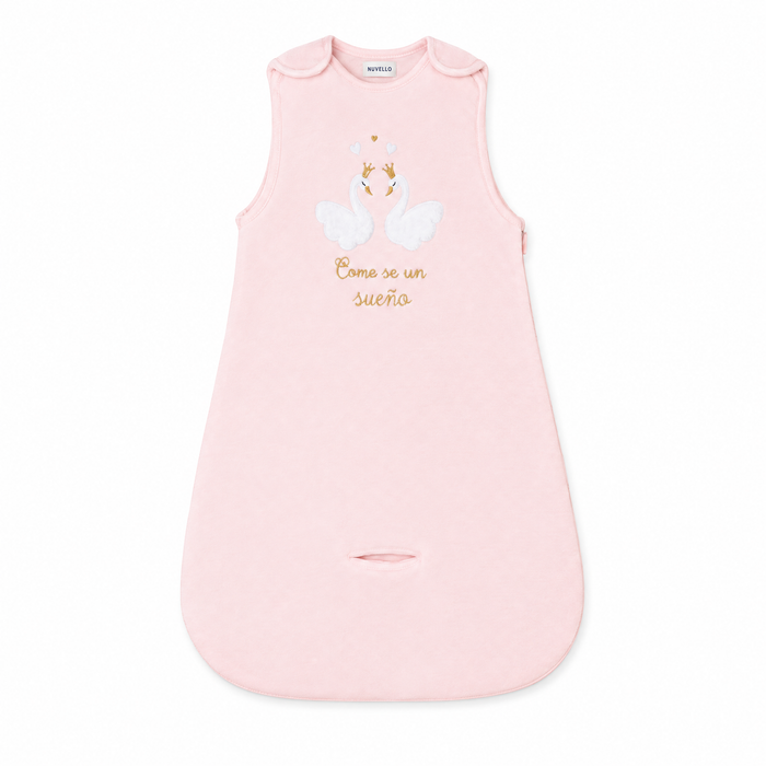 Saco de Dormir Bebé – Cisnes Rosa Empolvado